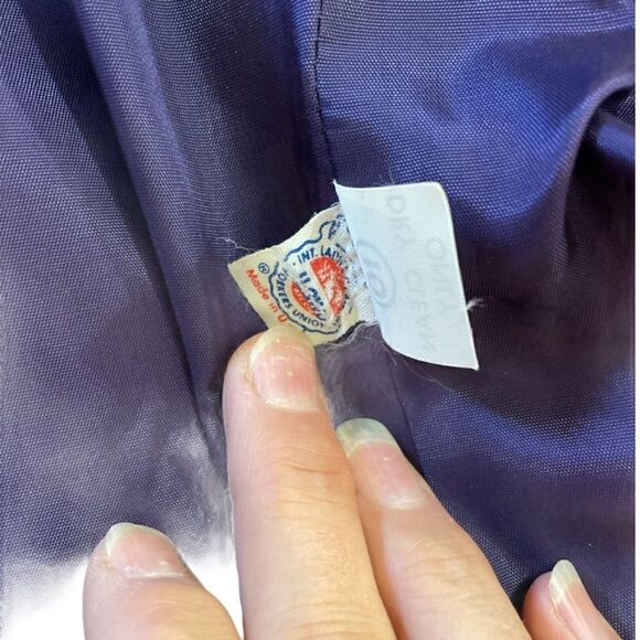 Vintage Blue Single Breast Blazer - Picture 5 of 9